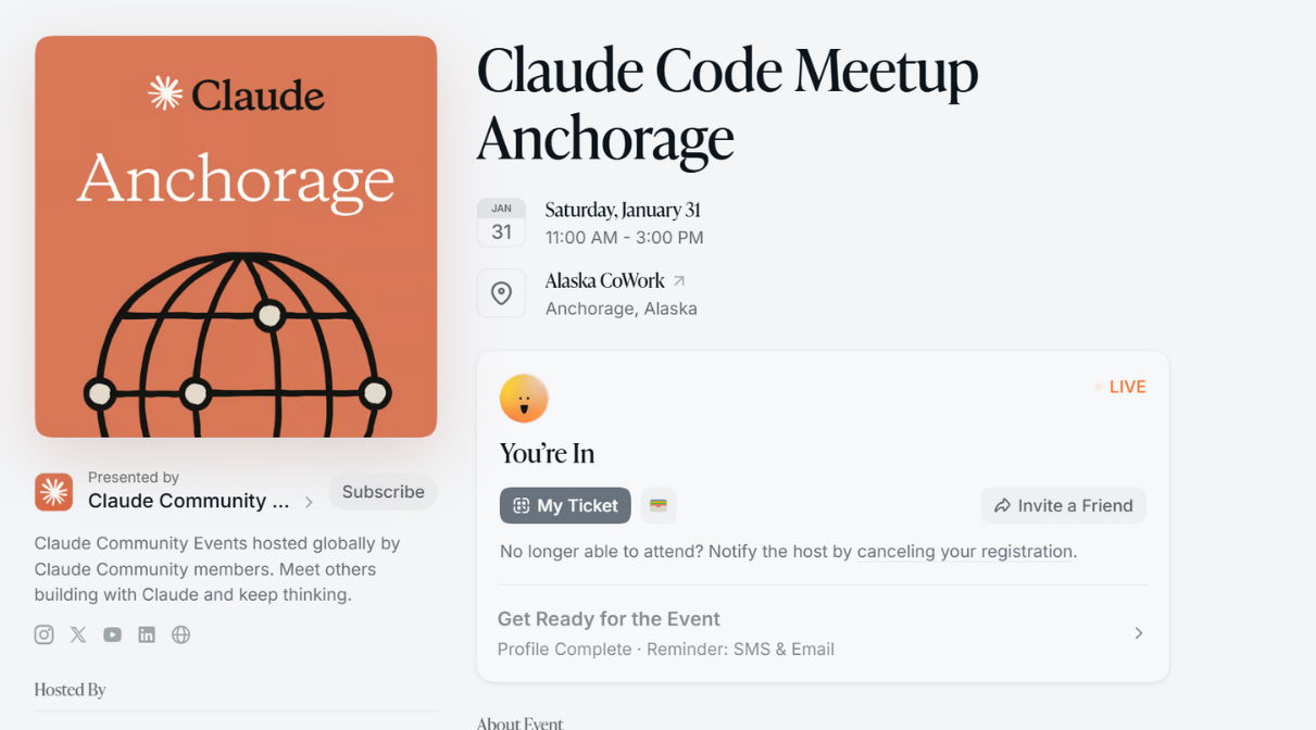 Claude Code Meetup Anchorage: Key Takeaways from Alaska's First AI Developer Gathering