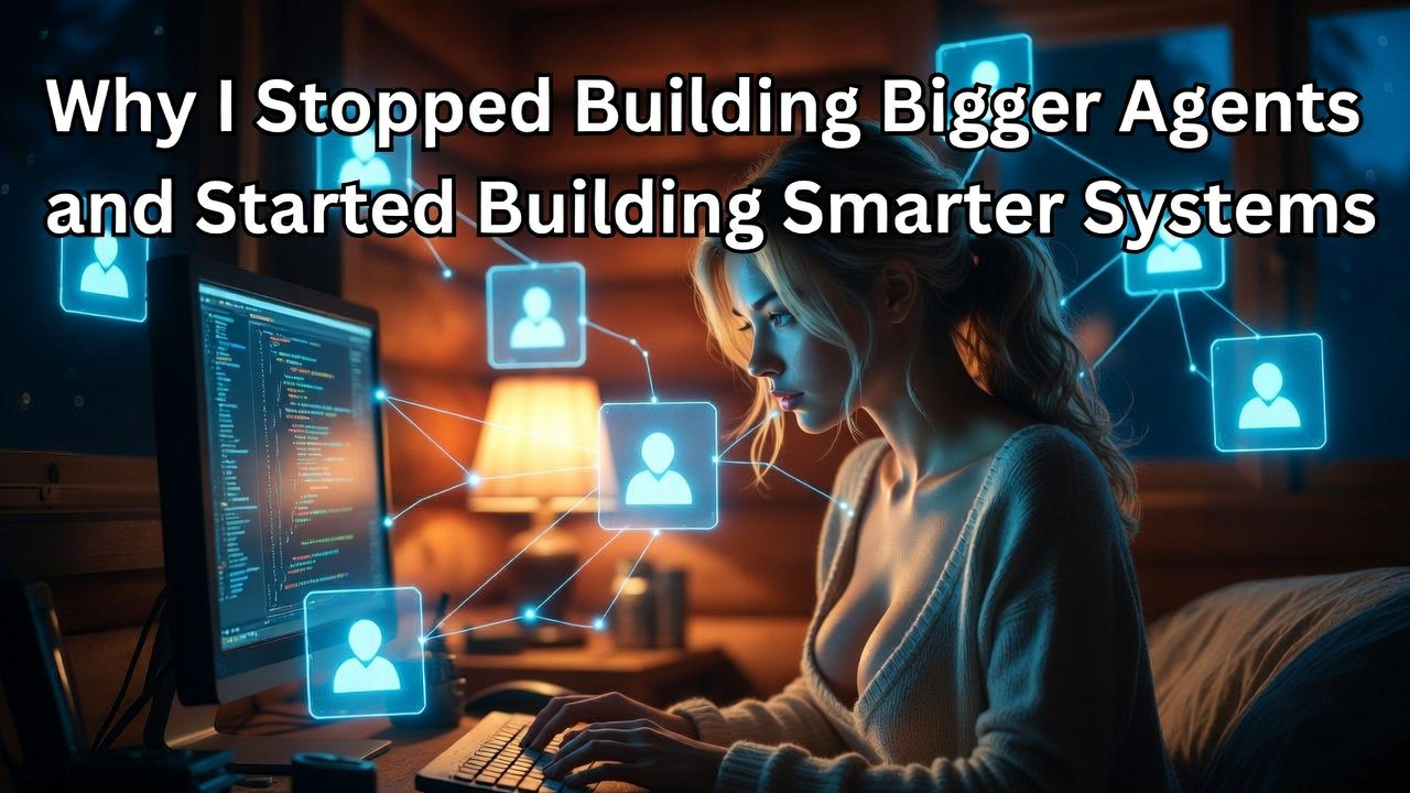 Why I Stopped Building Bigger Agents and Started Building Smarter Systems