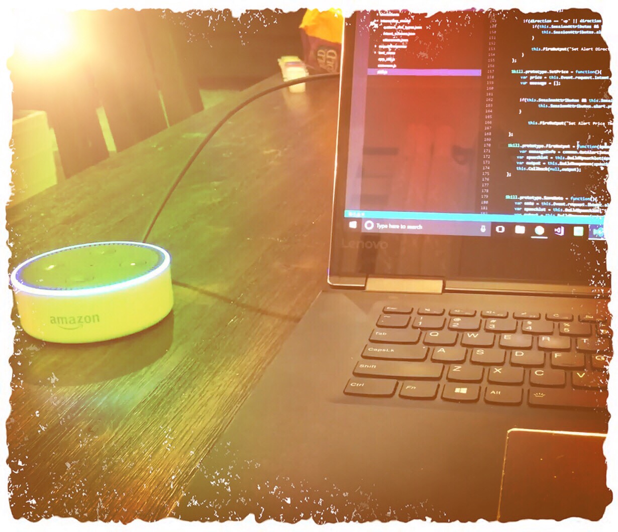 A financial alerting skill for Alexa