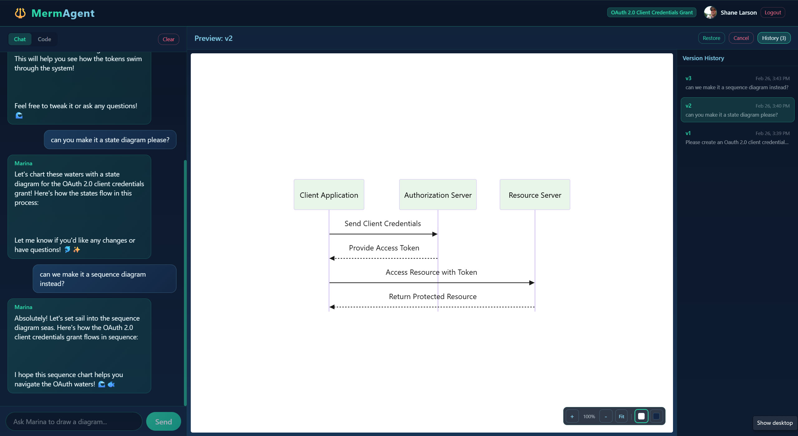 Mermagent Screen shot