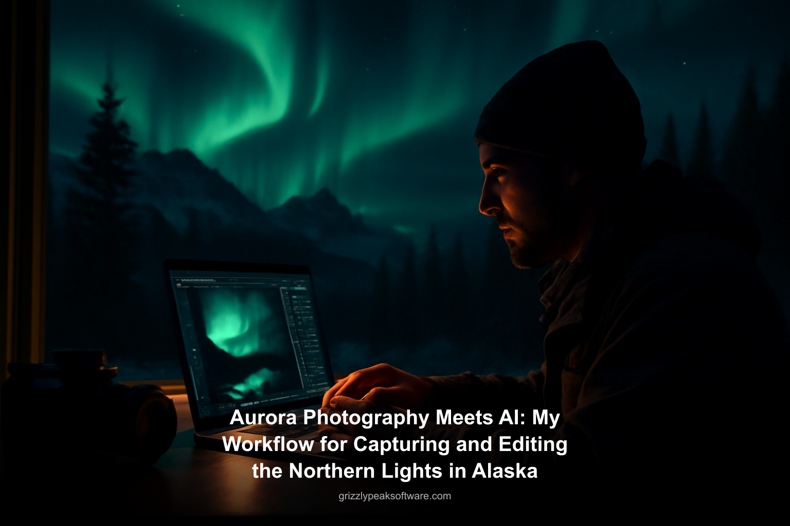 Aurora Photography Meets AI: My Workflow for Capturing and Editing the Northern Lights in Alaska
