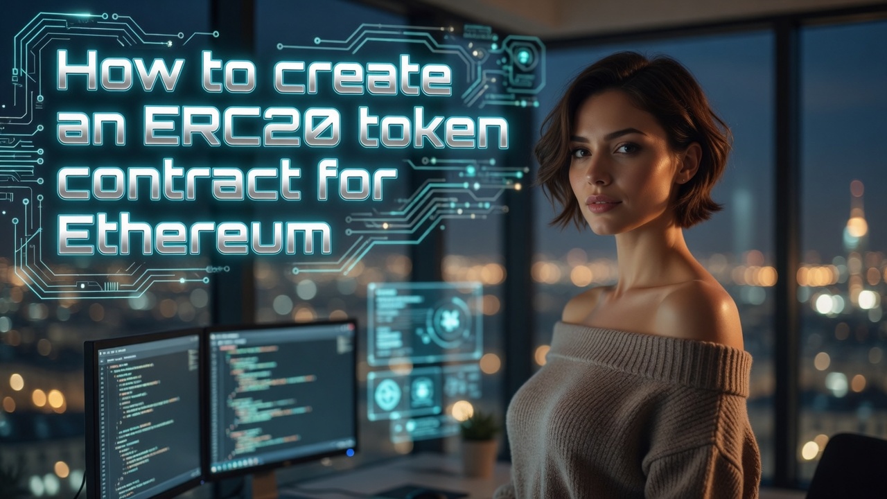 How to create an ERC20 token contract for Ethereum