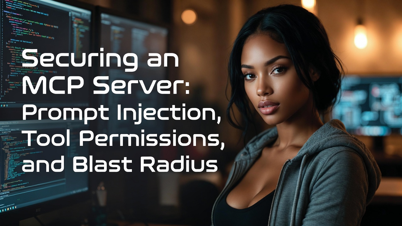 Securing an MCP Server: Prompt Injection, Tool Permissions, and Blast Radius