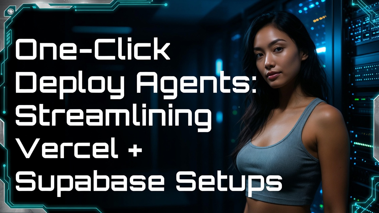 One-Click Deploy Agents: Streamlining Vercel + Supabase Setups