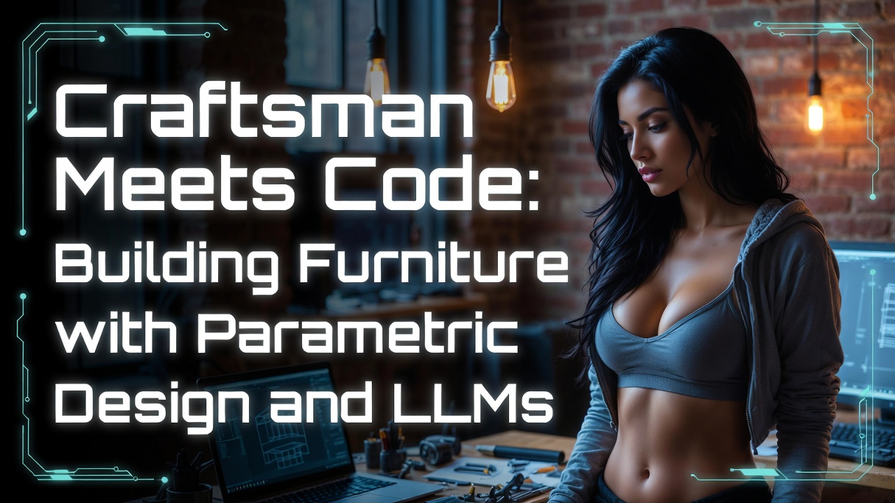 Craftsman Meets Code: Building Furniture with Parametric Design and LLMs